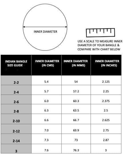 Size 2-4 Bangle - Imitation Jewellery