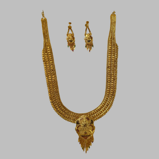 3 Line Long Haram -  1 gram Gold plated
